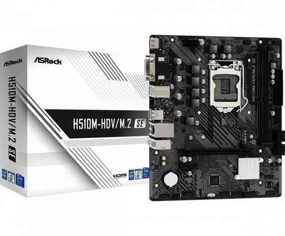 Материнская плата Asrock материнская плата Asrock H510m-Hdv/M.2 Se Soc-1200 Intel H470 2xddr4 Matx A Макеевка
