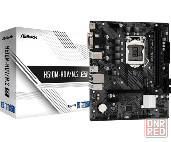 Материнская плата Asrock материнская плата Asrock H510m-Hdv/M.2 Se Soc-1200 Intel H470 2xddr4 Matx A Макеевка - изображение 1