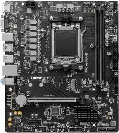 Материнская плата Msi Pro A620m-E Socket Am5 Amd B650 2xddr5 Matx Raid/Vga/Hdmi (арт-2507) Макеевка