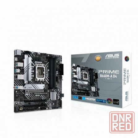 Материнская плата Asus Prime B660m-A D4-Csm (Lga1700, Matx) 90mb19k0-M1eayc Lga1700 (арт-3790) Макеевка - изображение 1
