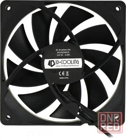 Вентилятор для корпуса Id-Cooling 120x120mm 3pin 1250rpm Black (Fl-12025k) (арт-1340) Макеевка - изображение 3