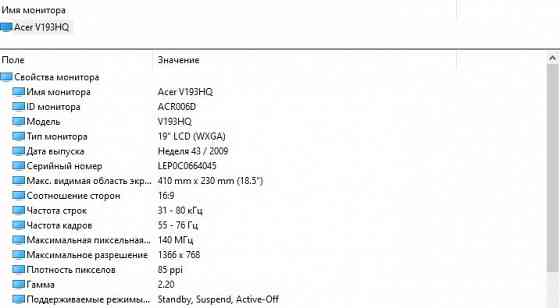 Монитор Acer V193HQ Донецк