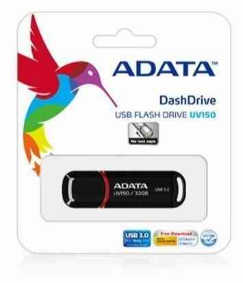 Накопитель Usb 3.0 32гб Adata Auv150-32g-Rbk, черный (арт-7335) Макеевка