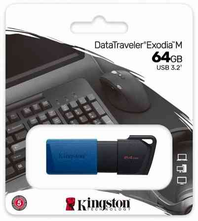Флеш-диск Kingston Datatraveler Exodia M 64gb (Dtxm/64gb) (арт-4261) Макеевка