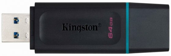 Накопитель Usb 3.2 64gb Kingston Datatraveler Exodia Dtx/64gb Gen 1 Black/Teal (арт-5695) Макеевка