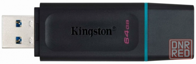 Накопитель Usb 3.2 64gb Kingston Datatraveler Exodia Dtx/64gb Gen 1 Black/Teal (арт-5695) Макеевка - изображение 2