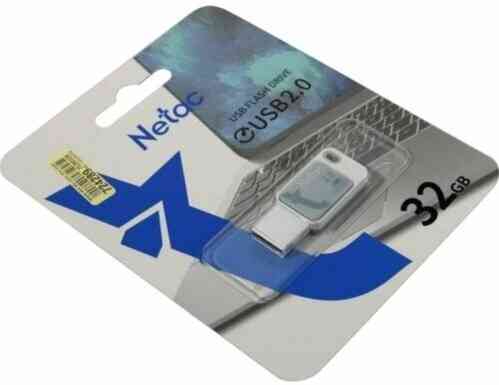 Флешка 32gb Netac Ua31 Blue Usb 2.0 (Nt03ua31n-032g-20bl) (арт-7503) Макеевка