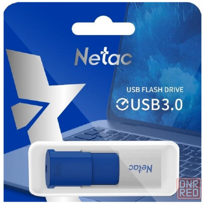 Usb флешка Netac U182 64gb Blue Usb 3.0 (Nt03u182n-064g-30bl) (арт-6292) Макеевка - изображение 1