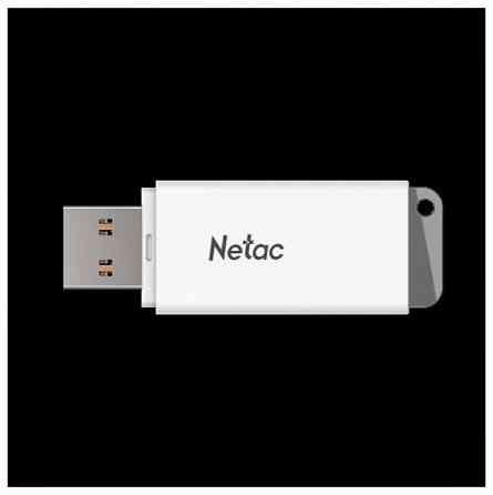 Накопитель Usb 3.0 128gb Netac Nt03u185n-128g-30wh U185, белый (арт-9129) Макеевка