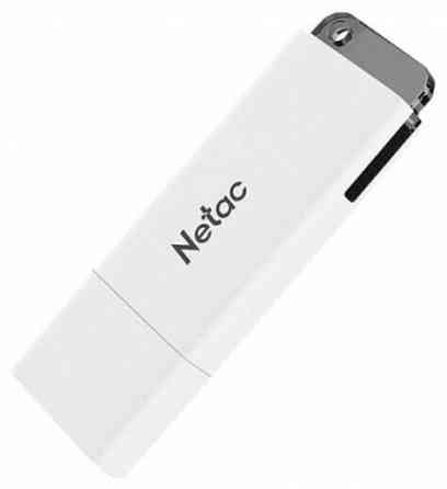Накопитель Usb 3.0 128gb Netac Nt03u185n-128g-30wh U185, белый (арт-9129) Макеевка