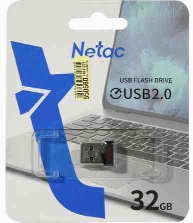 Флешка Netac 32gb Um2 Usb 2.0 (Nt03um2n-032g-20bk) (арт-4126) Макеевка