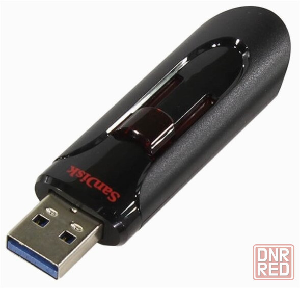 Usb Flash Drive 128gb - Sandisk Cruzer Glide 3.0 Black Sdcz600-128g-G35 (арт-8921) Макеевка - изображение 2