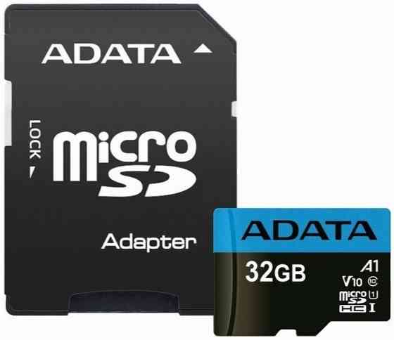 Adata карта памяти 32гб Adata Ausdh32guicl10a1-Ra1 Microsdhc Uhs-I Class10 + адаптер (арт-7387) Макеевка