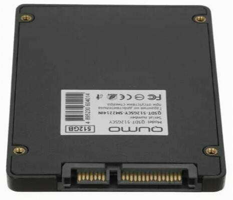 Внутренний Ssd 512gb Qumo Novation Tlc 3d 2.5" (Q3dt-512gsсY) 550/500 Mb/S, Sm2258xt (арт-4626) Макеевка