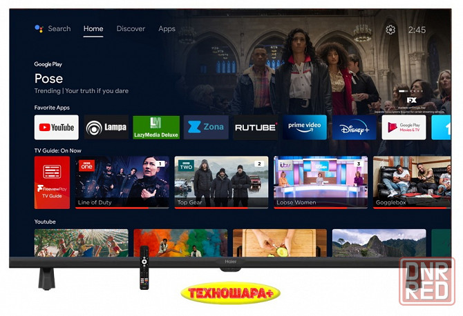 32" тв Haier 32 LED H1. Smart/Android11|Wi-Fi|Bluetooth|HDR|Новинка2025! Донецк - изображение 3
