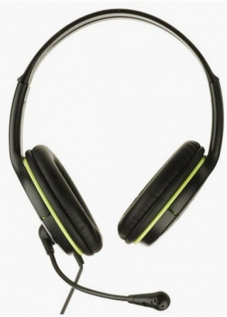 Компьютерная гарнитура Genius Hs-400a, черный/зеленый (арт-8848) Макеевка