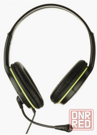 Компьютерная гарнитура Genius Hs-400a, черный/зеленый (арт-8848) Макеевка - изображение 2
