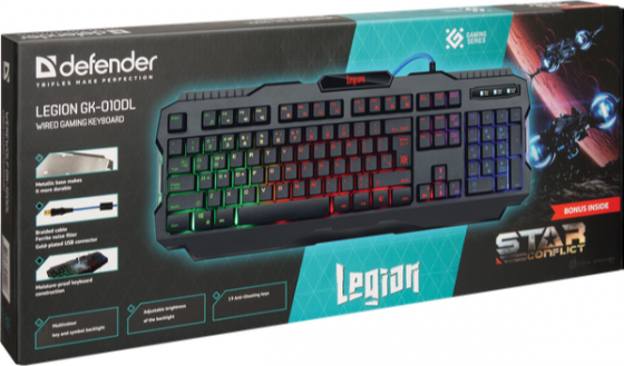 Клавиатура Defender Legion Gk-010dl 45010 (арт-7527) Макеевка