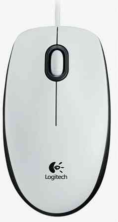Мышь проводная Logitech B100 910-003360, 800dpi, белый (арт-3788) Макеевка