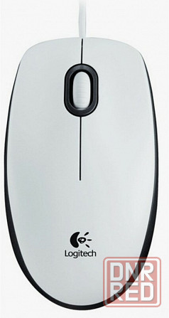 Мышь проводная Logitech B100 910-003360, 800dpi, белый (арт-3788) Макеевка - изображение 1