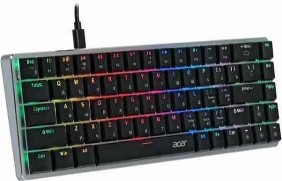 Игровая клавиатура Acer Okw302 механическая Led (Zl. Kbdcc.01c) (арт-6337) Макеевка