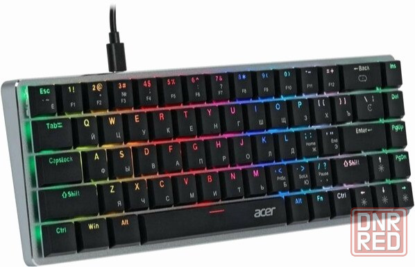 Игровая клавиатура Acer Okw302 механическая Led (Zl. Kbdcc.01c) (арт-6337) Макеевка - изображение 2