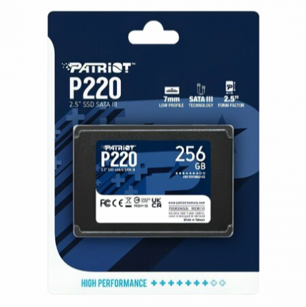 Твердотельный накопитель Ssd Sata Iii Patriot P220s256g25 256gb P220 (арт-3362) Макеевка