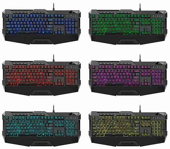 Клавиатура Sharkoon Skiller Sgk4 (резиновые колпачки, Rgb) черный (арт-7916) Макеевка
