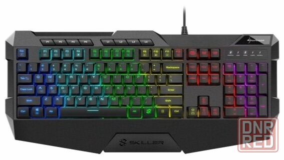 Клавиатура Sharkoon Skiller Sgk4 (резиновые колпачки, Rgb) черный (арт-7916) Макеевка - изображение 1