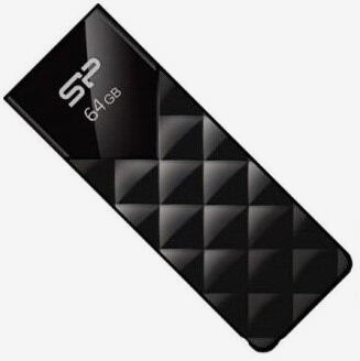 Флеш диск Silicon Power 64 Gb Ultima U03 Sp064gbuf2u03v1k, Usb 2.0, черный (арт-4466) Макеевка