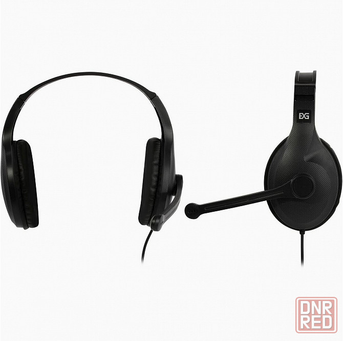 Наушники с микрофоном Exegate Office Hs-102s Black (арт-6028) Макеевка - изображение 1