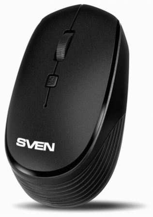 Мышь Sven Rx-210w оптическая, 1400dpi, чёрная, беспроводная (арт-1351) Макеевка