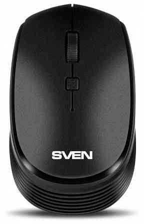 Мышь Sven Rx-210w оптическая, 1400dpi, чёрная, беспроводная (арт-1351) Макеевка
