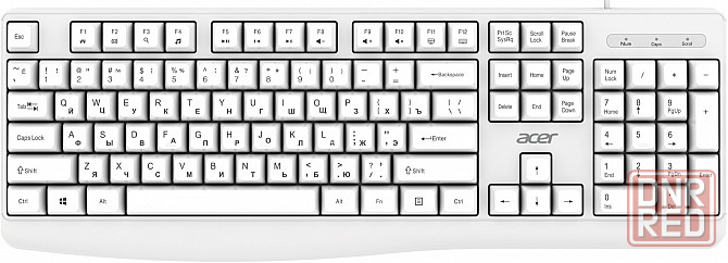 Клавиатура Acer Okw301 белый (Zl. Kbdcc.01b) (арт-5270) Макеевка - изображение 1