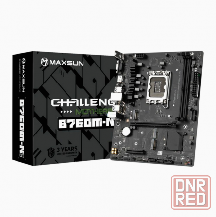 Материнская плата Maxsun Ms-Challenger B760m-N D5 1700, B760, 2xddr5, Matx, Rtl (арт-7574) Макеевка - изображение 1