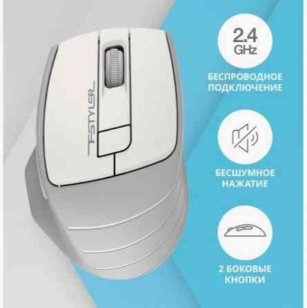 Мышь A4tech Fstyler Fg30s, белая (арт-3752) Макеевка