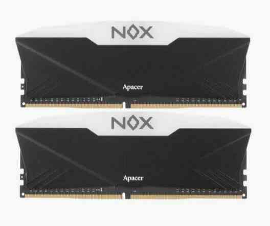 Модуль памяти Apacer Ddr4 3600 16gb Dimm Nox Rgb Black Gaming Memory Ah4u16g36c25ynbaa-2 Non-Ecc, Cl Макеевка