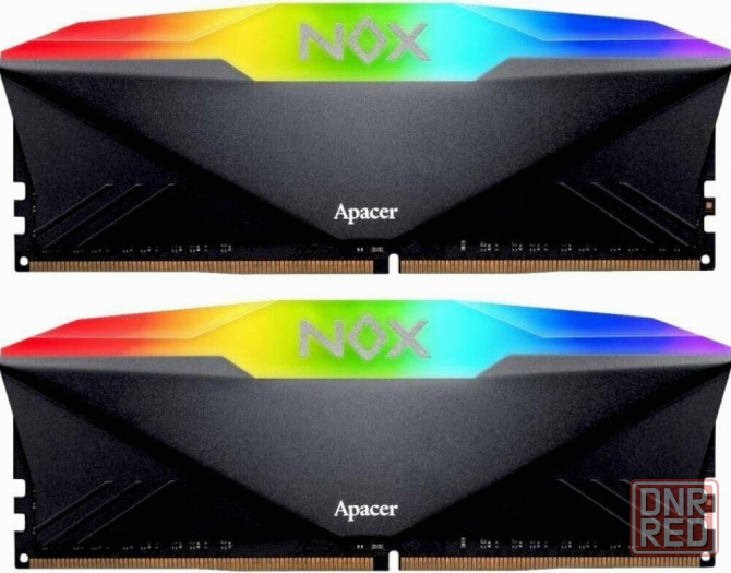 Модуль памяти Apacer Ddr4 3600 16gb Dimm Nox Rgb Black Gaming Memory Ah4u16g36c25ynbaa-2 Non-Ecc, Cl Макеевка - изображение 2