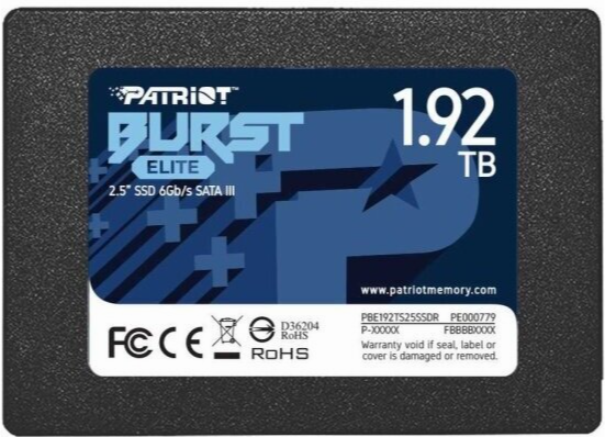 Ssd диск Patriot Memory Patriot 2.5" 1920гб Sata (Pbe192ts25ssdr) (арт-6899) Макеевка