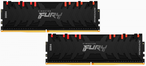 Оперативная память 16gb Kingston Fury Renegade Rgb Ddr4 3600mhz (Kf436c16rbak2/16) (2x8gb Kit) (арт- Макеевка