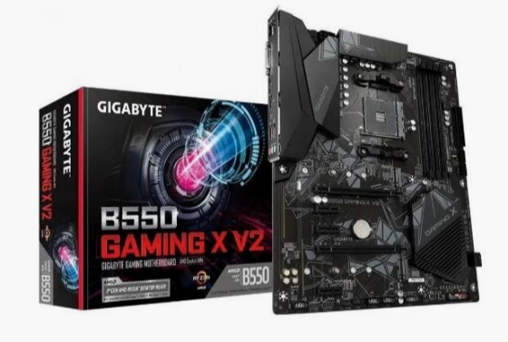 Материнская плата Gigabyte B550 Gaming X V2 (V1.3/V1.4) Soc-Am4 Amd B550 4xddr4 Atx Ac`97 8ch(7.1) G Макеевка
