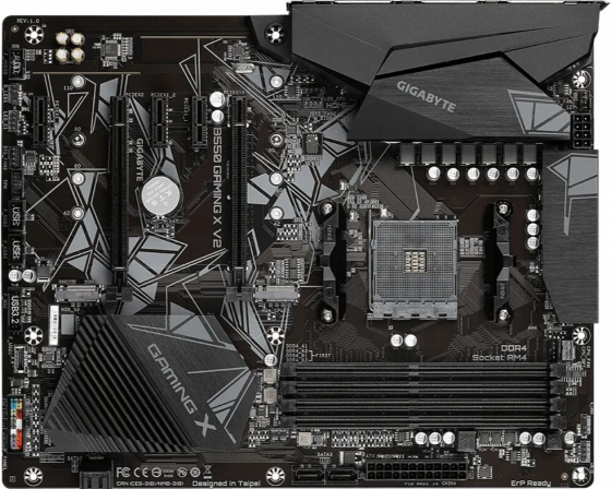 Материнская плата Gigabyte B550 Gaming X V2 (V1.3/V1.4) Soc-Am4 Amd B550 4xddr4 Atx Ac`97 8ch(7.1) G Макеевка