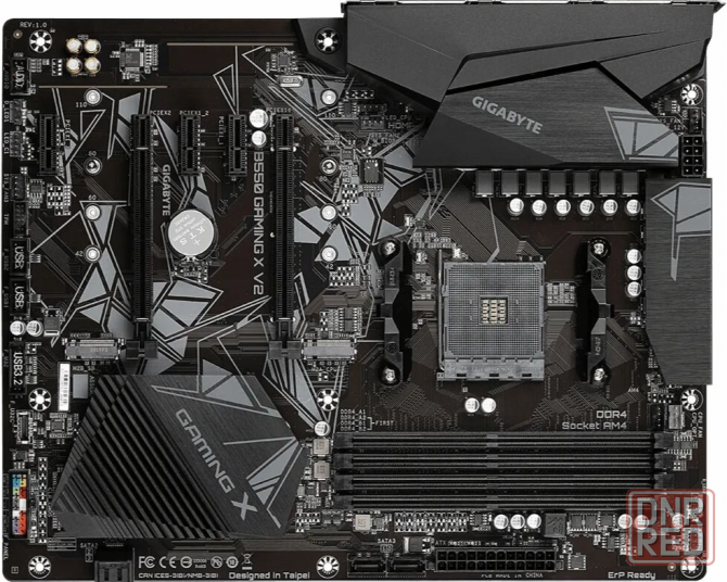 Материнская плата Gigabyte B550 Gaming X V2 (V1.3/V1.4) Soc-Am4 Amd B550 4xddr4 Atx Ac`97 8ch(7.1) G Макеевка - изображение 1