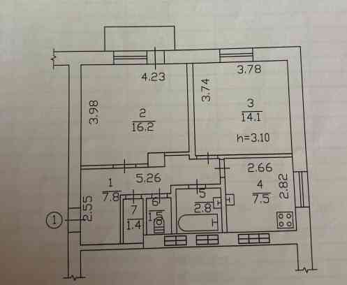 Двухкомнатная квартира в отличном районе! Предлагается к продаже квартира на бульваре Пушкина Донецк