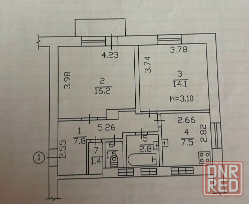 Двухкомнатная квартира в отличном районе! Предлагается к продаже квартира на бульваре Пушкина Донецк - изображение 2