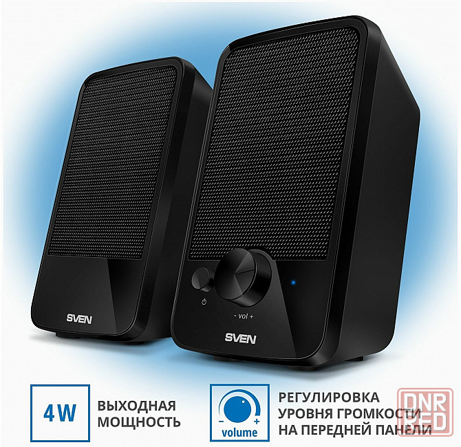 Компьютерная акустика Sven 312, 4 ватт, питание от Usb, Jack 3,5 (арт-8032) Макеевка - изображение 4
