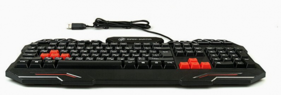 Клавиатура Dialog Gan-Kata Kgk-11u, Usb, черный тип подключения: проводная, интерфейс: Usb (арт-8563 Макеевка