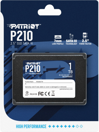Твердотельный накопитель Ssd 2.5" Patriot Memory P210 1 тб (P210s1tb25) (арт-5019) Макеевка
