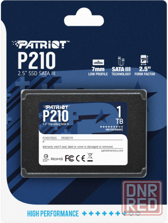 Твердотельный накопитель Ssd 2.5" Patriot Memory P210 1 тб (P210s1tb25) (арт-5019) Макеевка - изображение 3