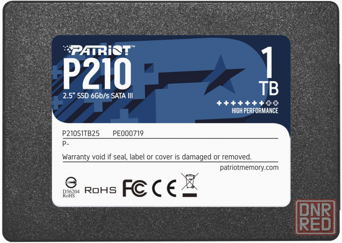Твердотельный накопитель Ssd 2.5" Patriot Memory P210 1 тб (P210s1tb25) (арт-5019) Макеевка - изображение 1